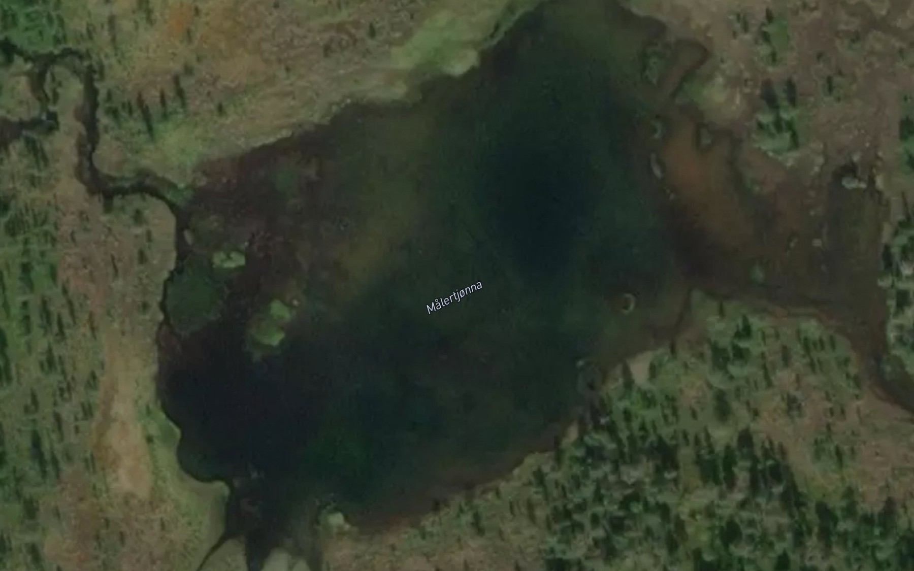 Satellite map of the Malertjorn