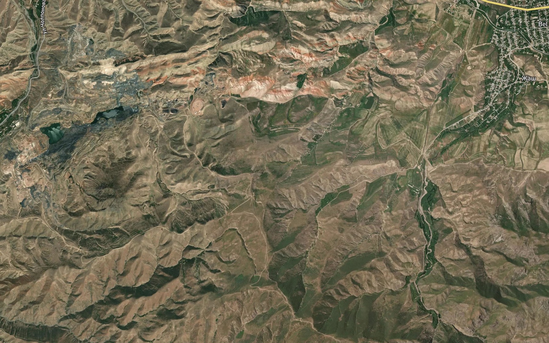 Satellite map of the Rodnik Tash-Bulak