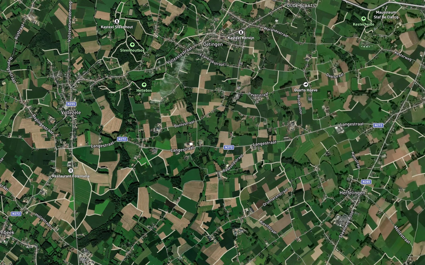 Satellite map of the Koubeek