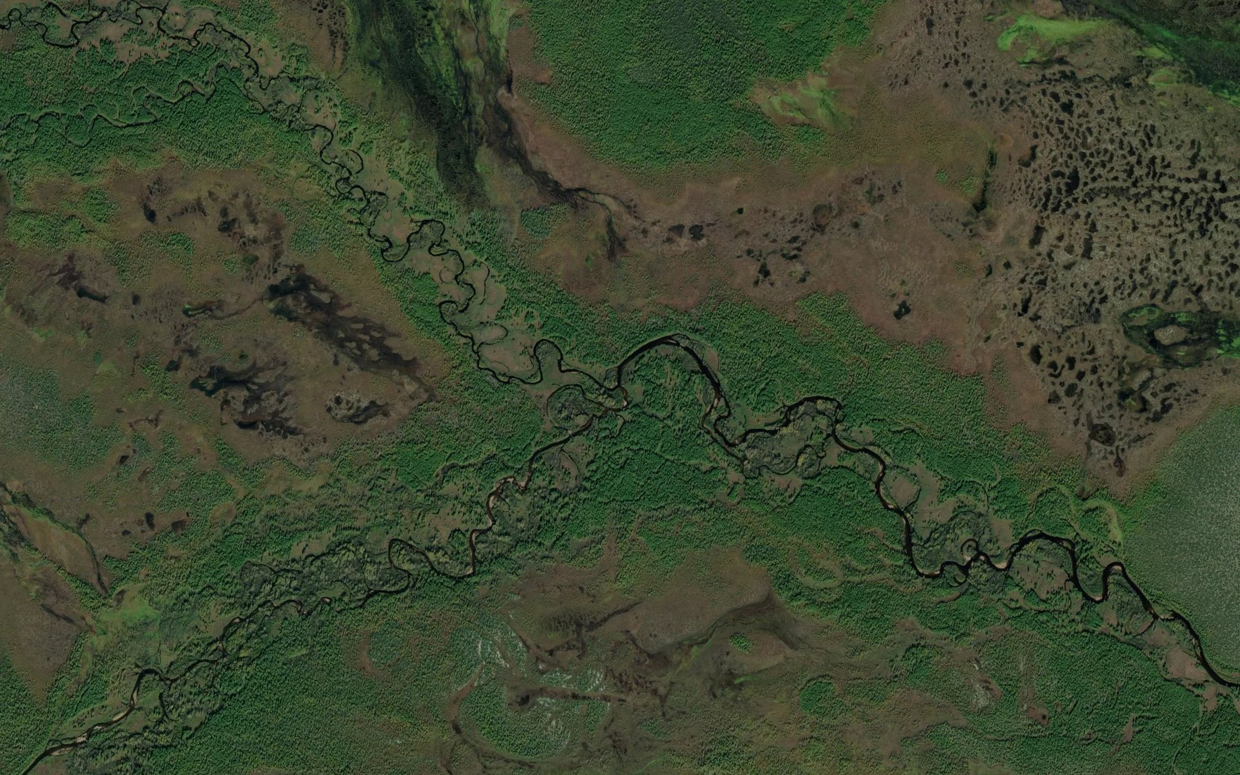 Satellite map of the Daldyn