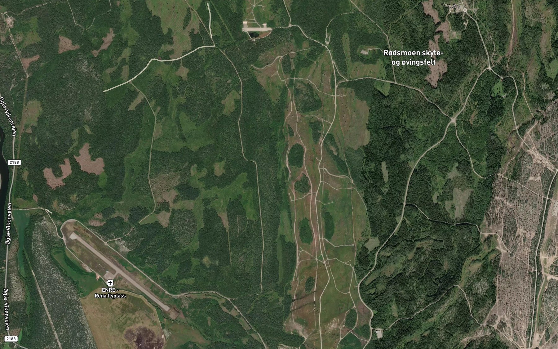 Satellite map of the Stormobekken