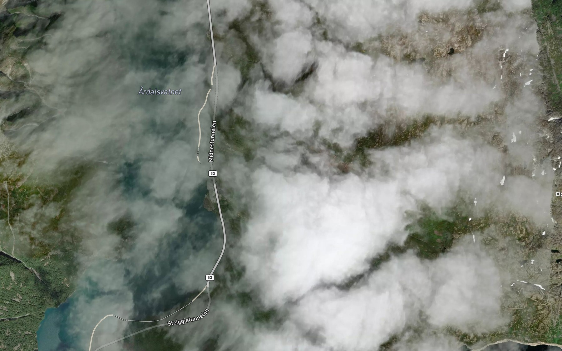Satellite map of the Stakkstodbekken