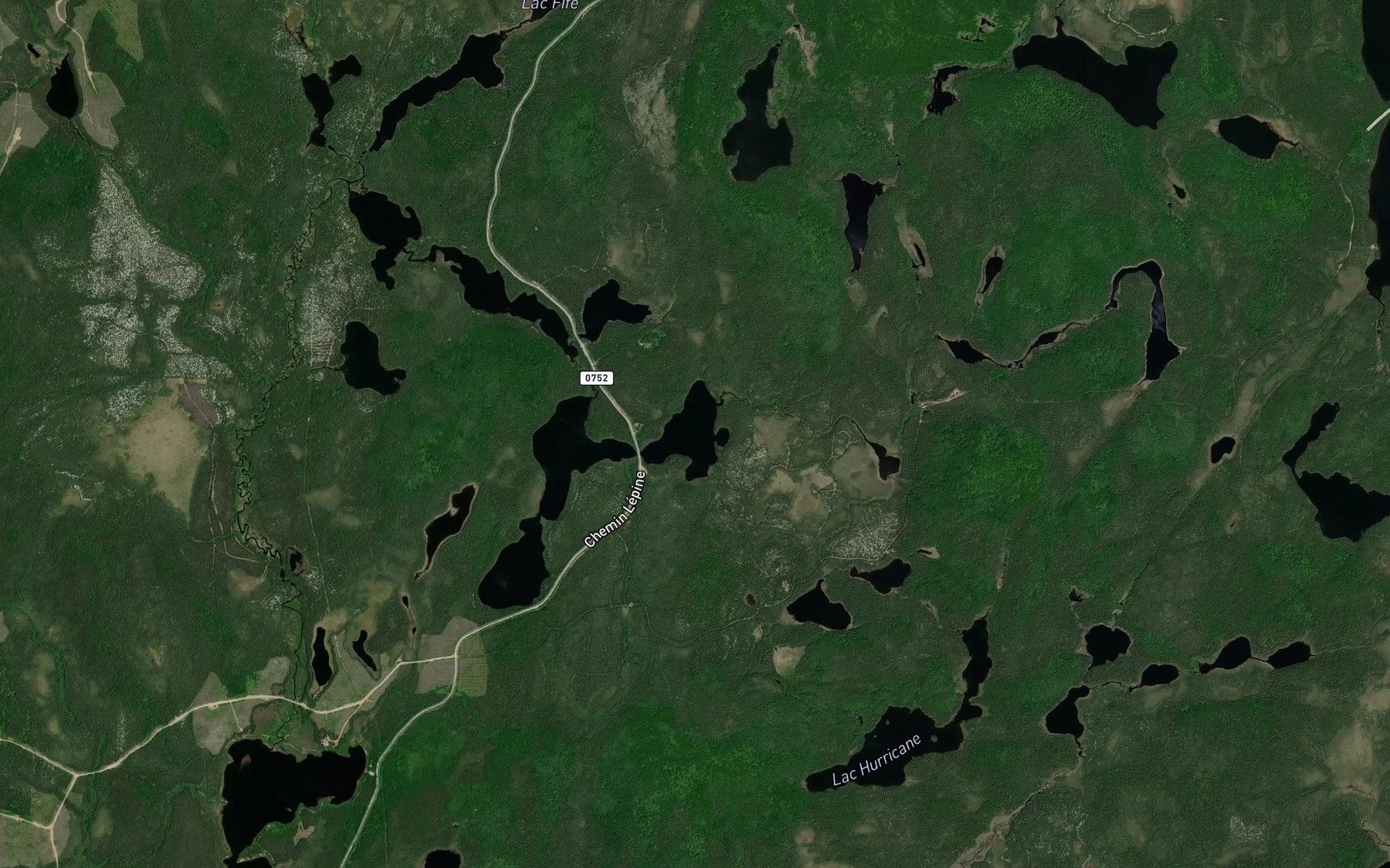 Satellite map of the Lac Stem
