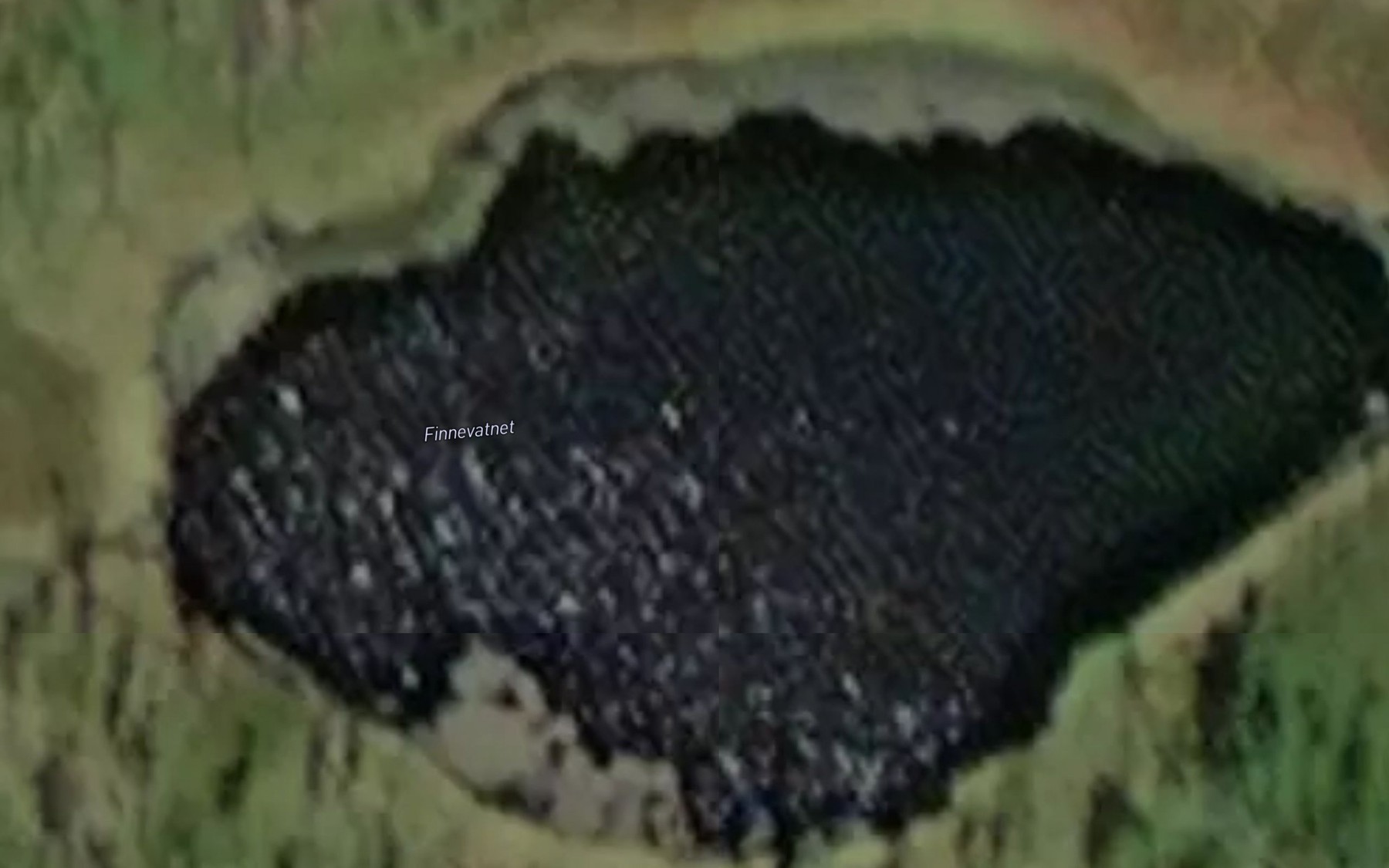 Satellite map of the Finnevatnet