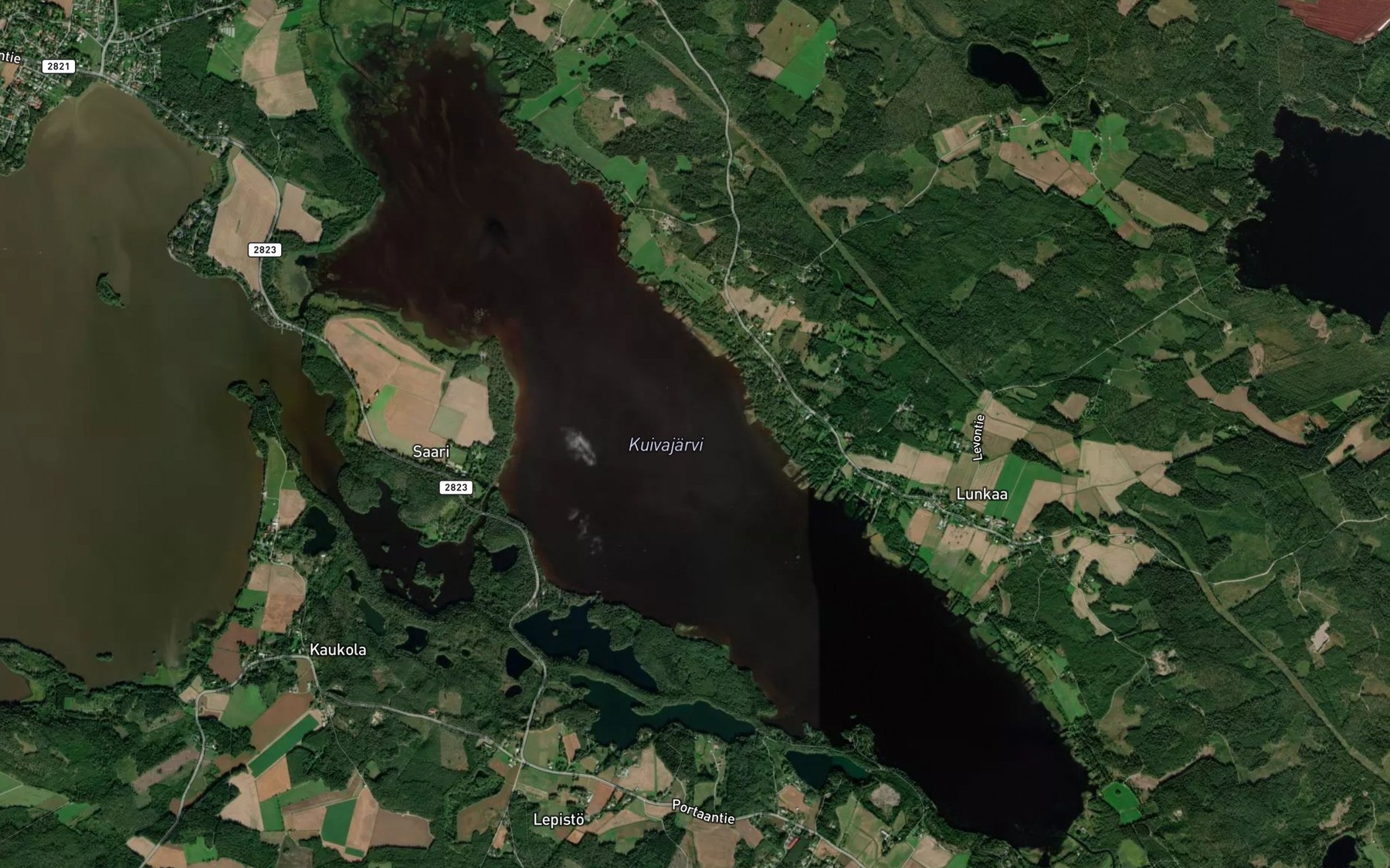 Satellite map of the Kuivajarvi