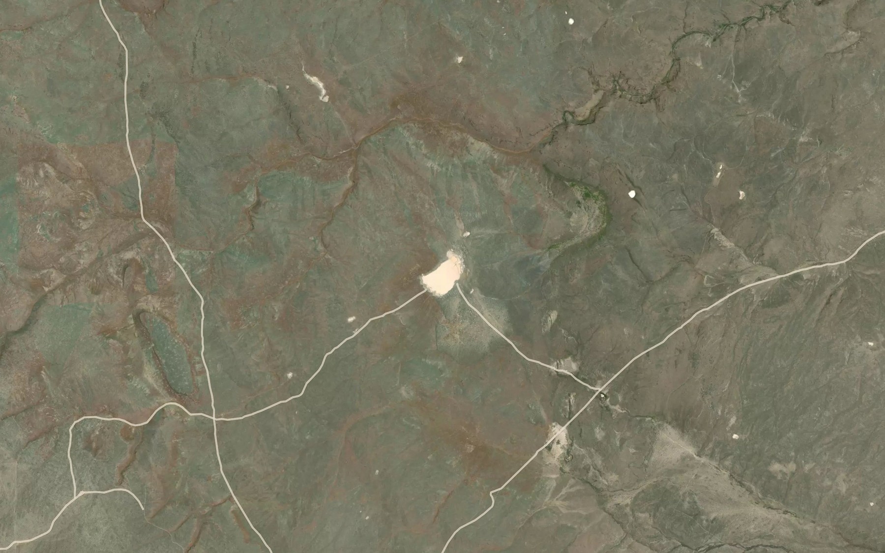 Satellite map of the Fivemile Lake