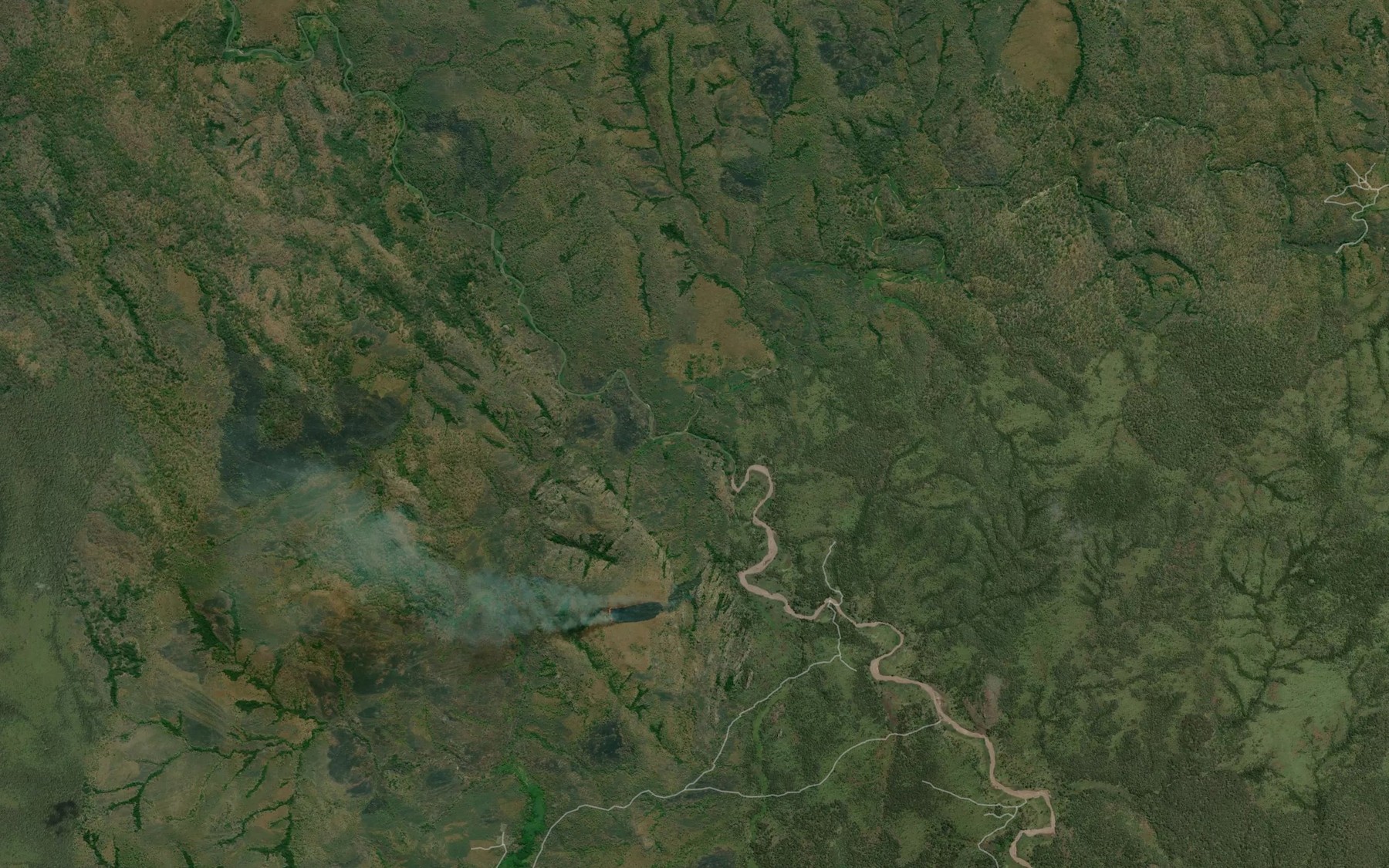 Satellite map of the Kahaya