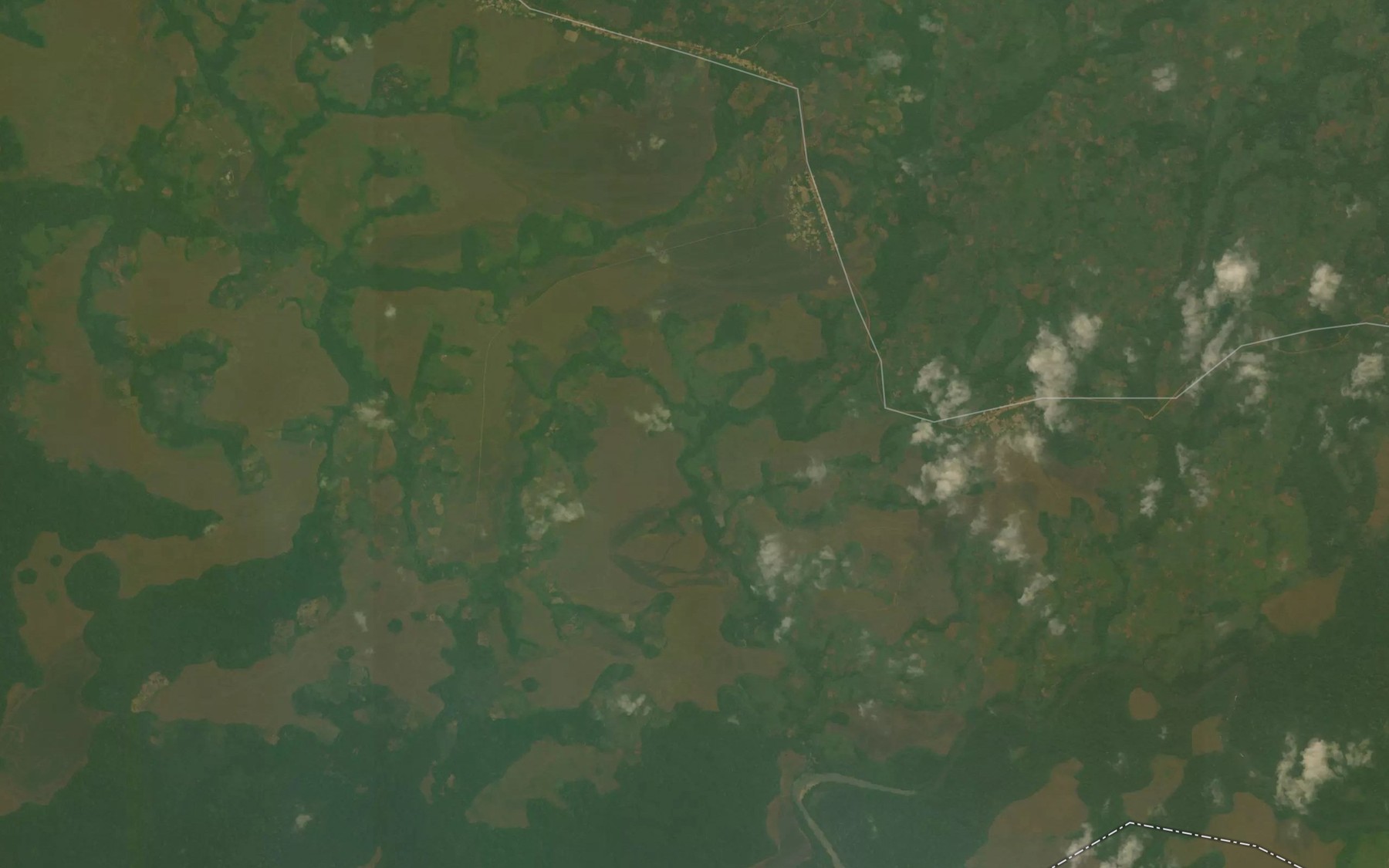 Satellite map of the Mpoto