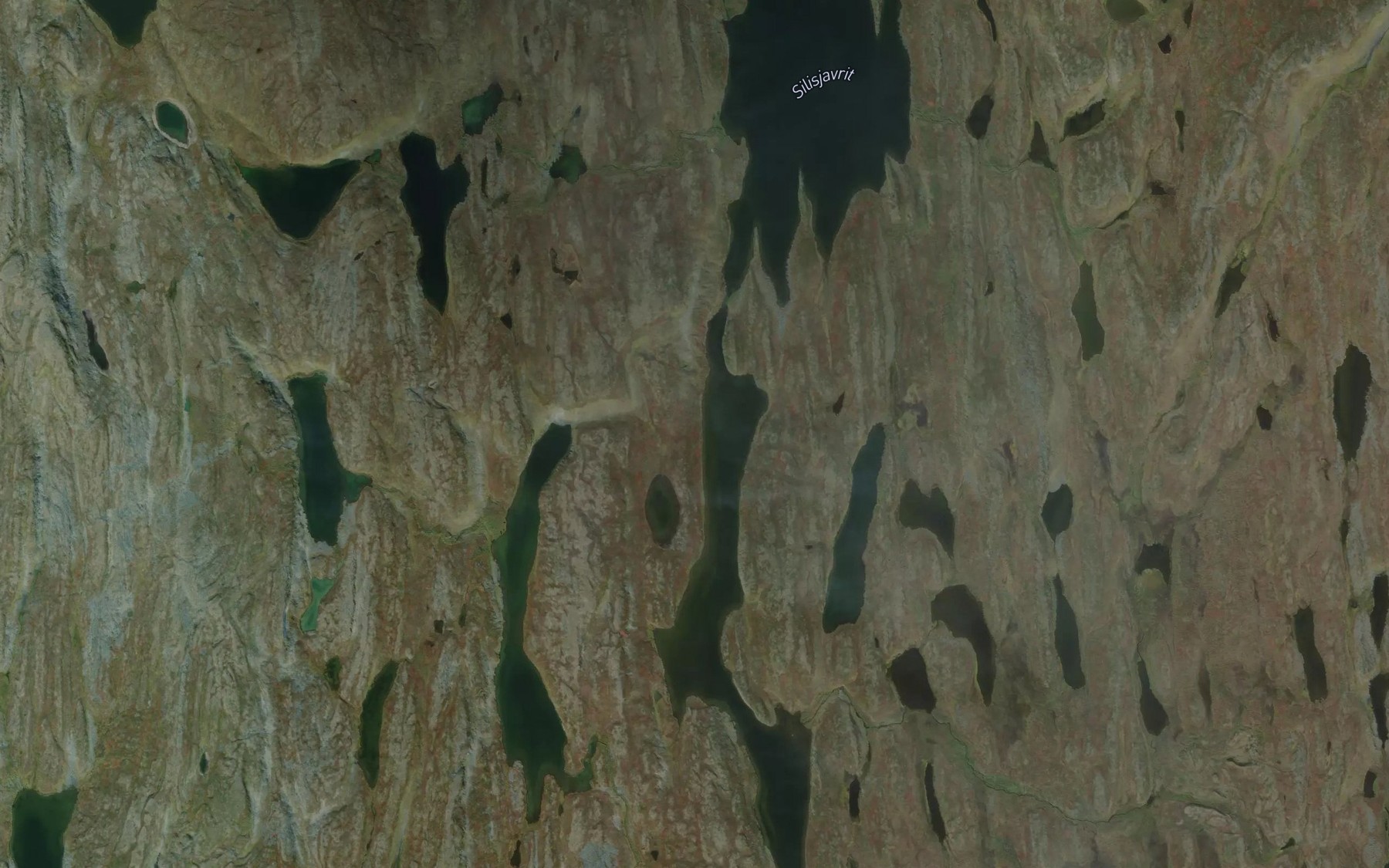 Satellite map of the Silesvannan