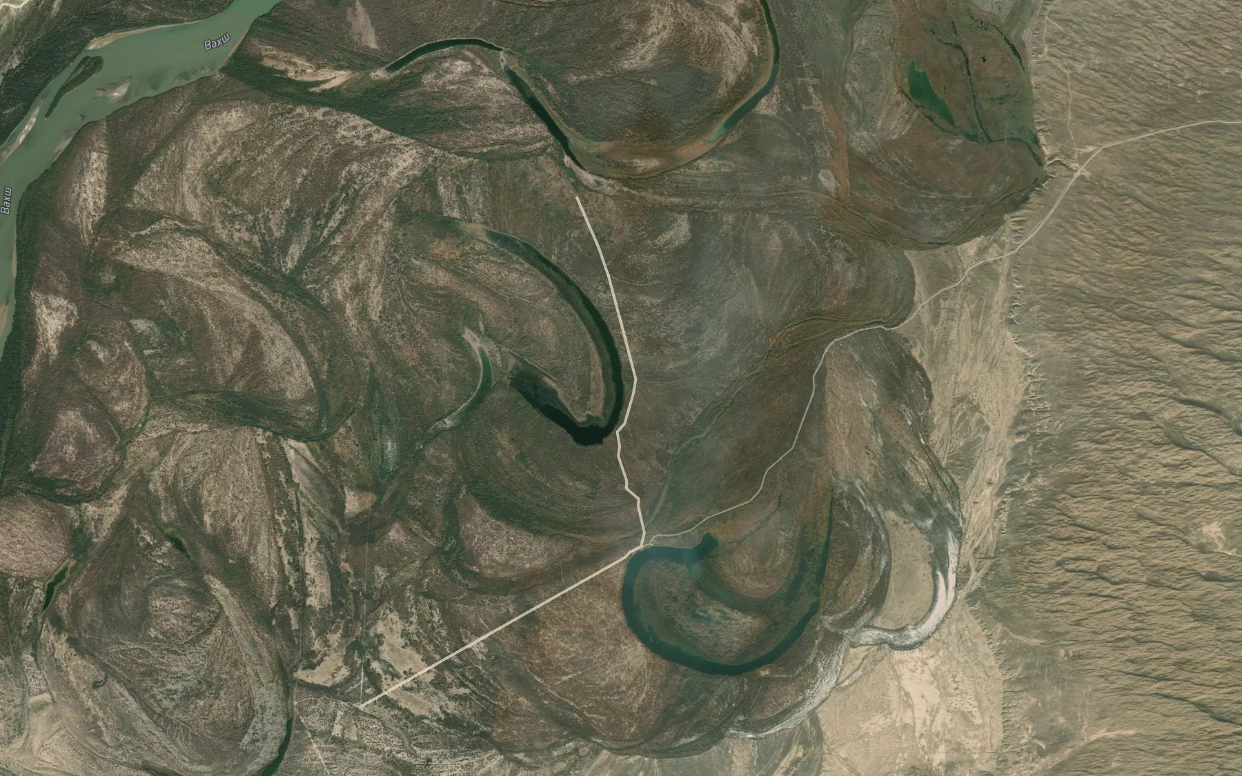 Satellite map of the Ozero Dedovo