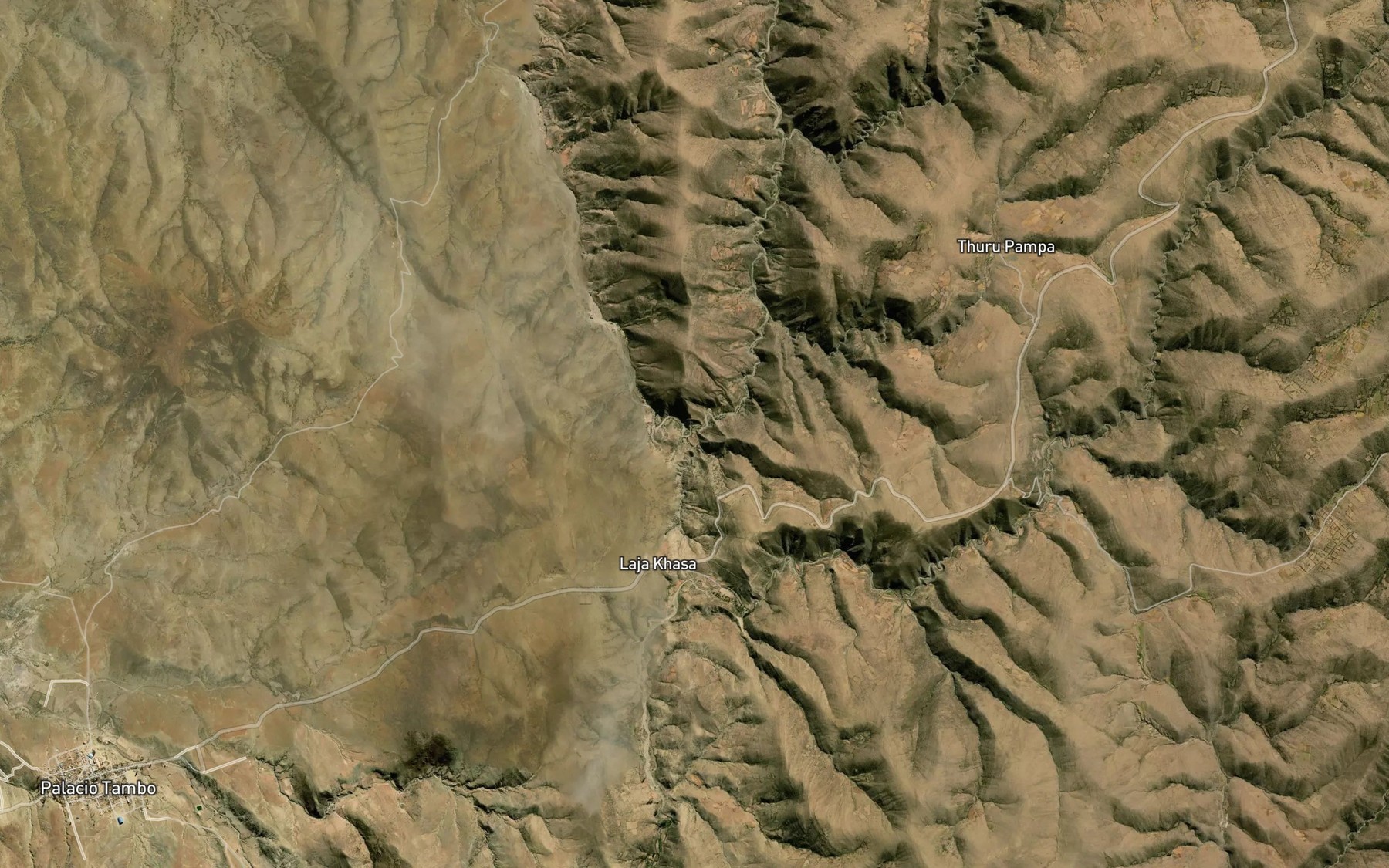 Satellite map of the Rio Condoriri Mayu