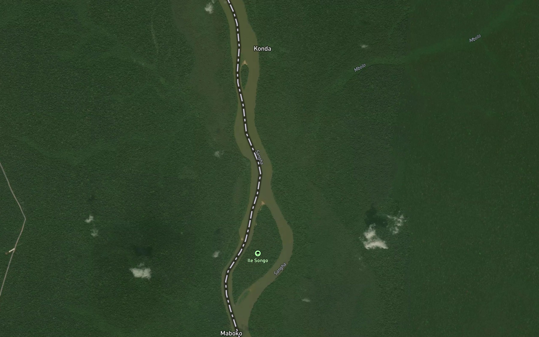 Satellite map of the Mbolo