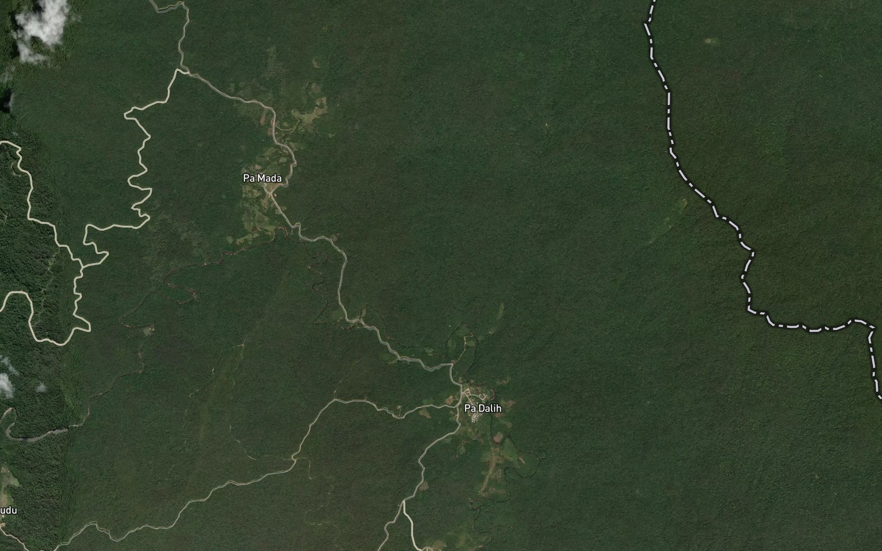 Satellite map of the Sungai Dali