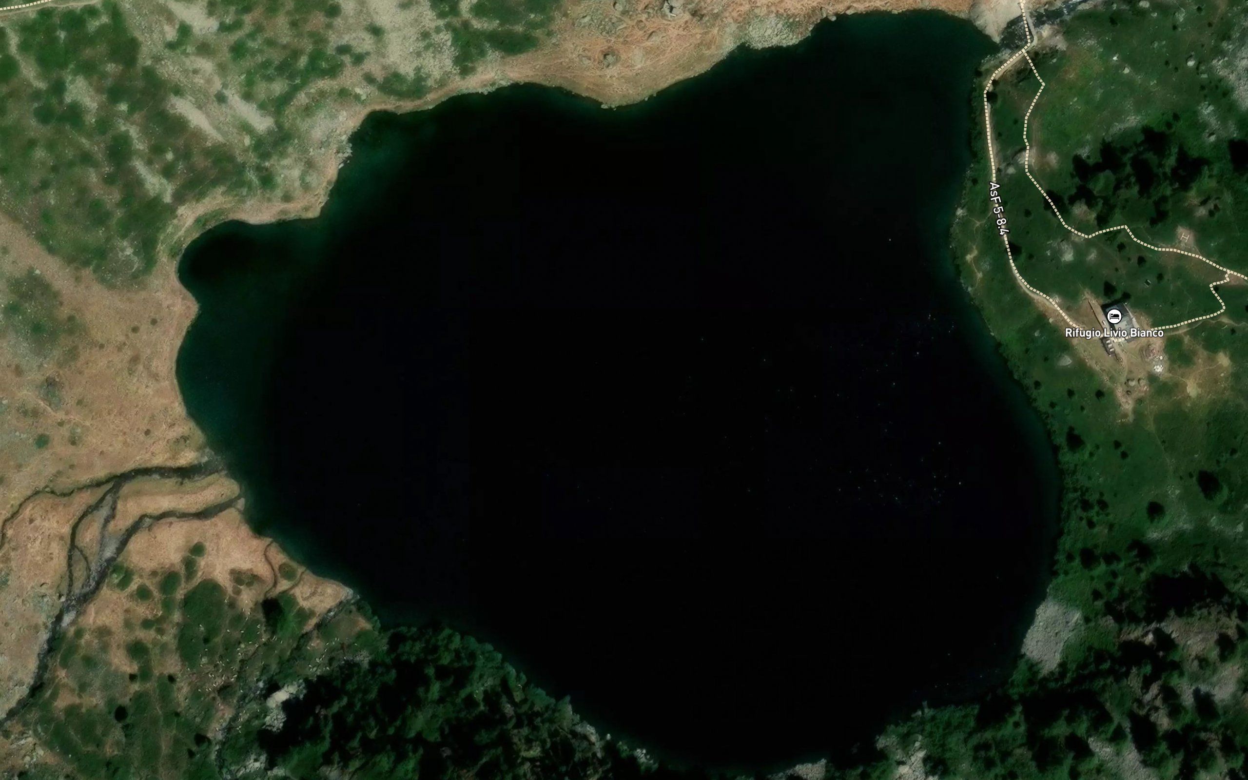 Lago Sottano della Sella