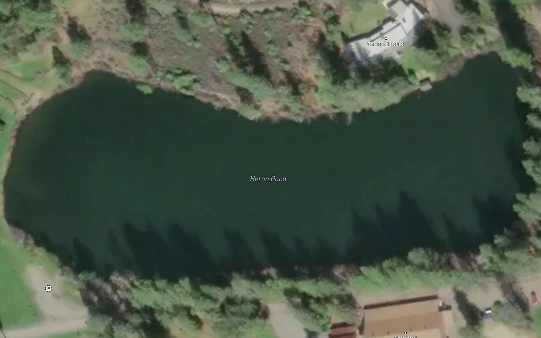 Satellite map of the Lippert Reservoir Number Two