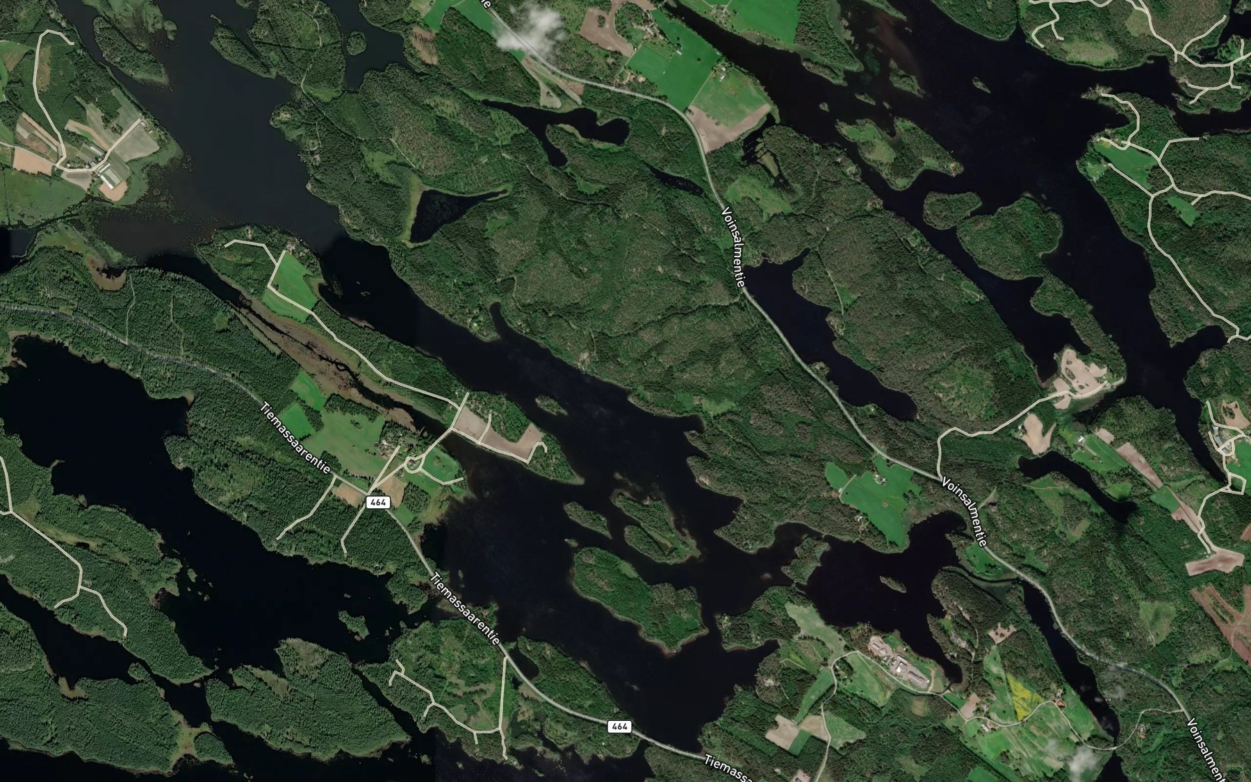 Satellite map of the Lipakonlahti