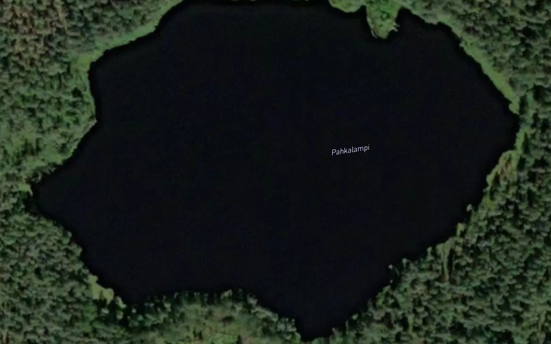 Satellite map of the Pahkalampi