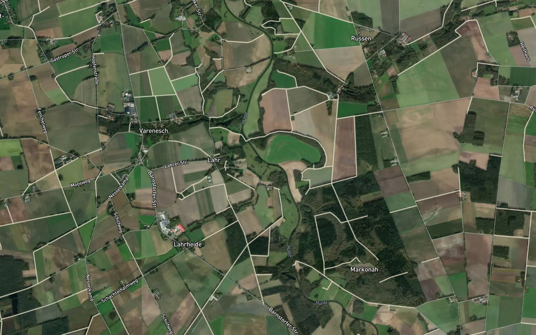 Satellite map of the Lahrer Bach