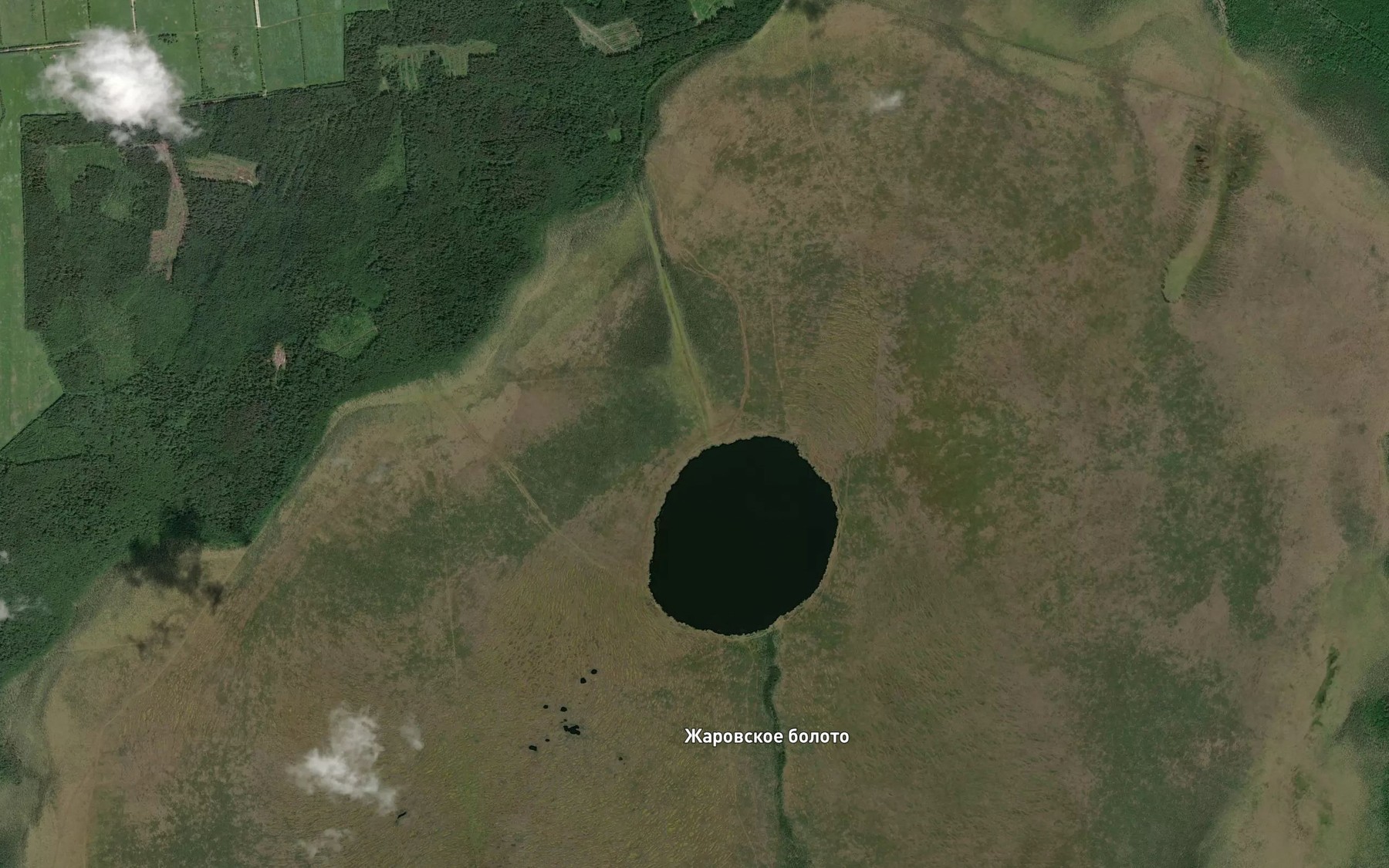 Satellite map of the Suvatel'
