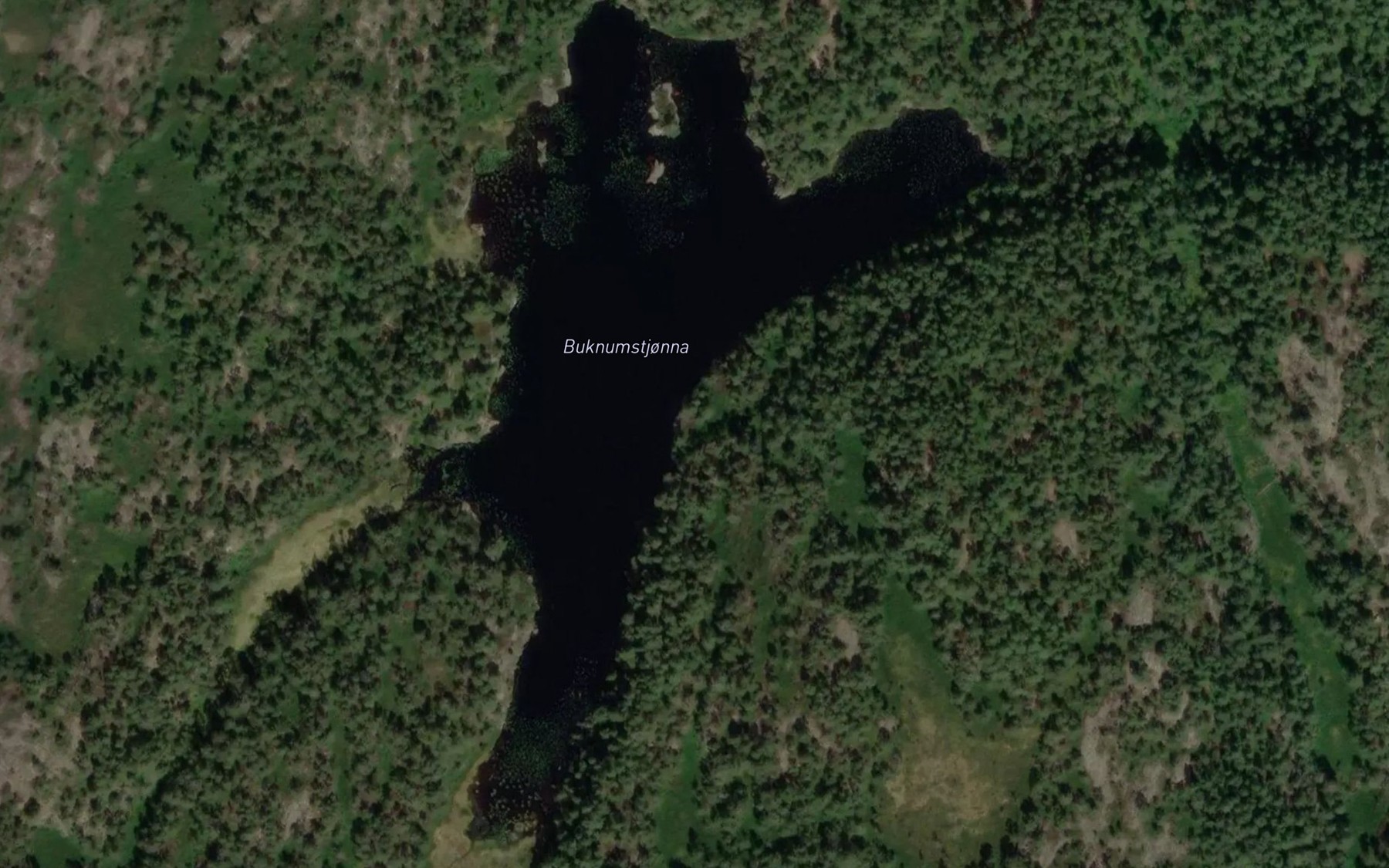 Satellite map of the Buknumstjonna