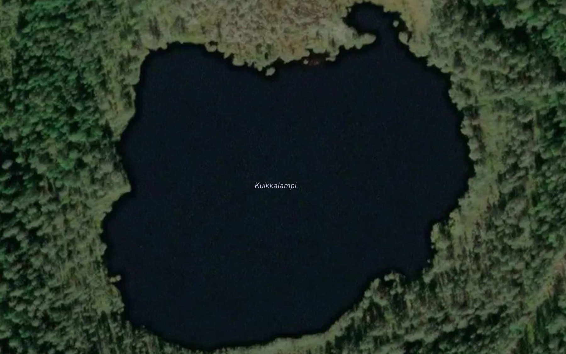 Satellite map of the Kuikkalampi