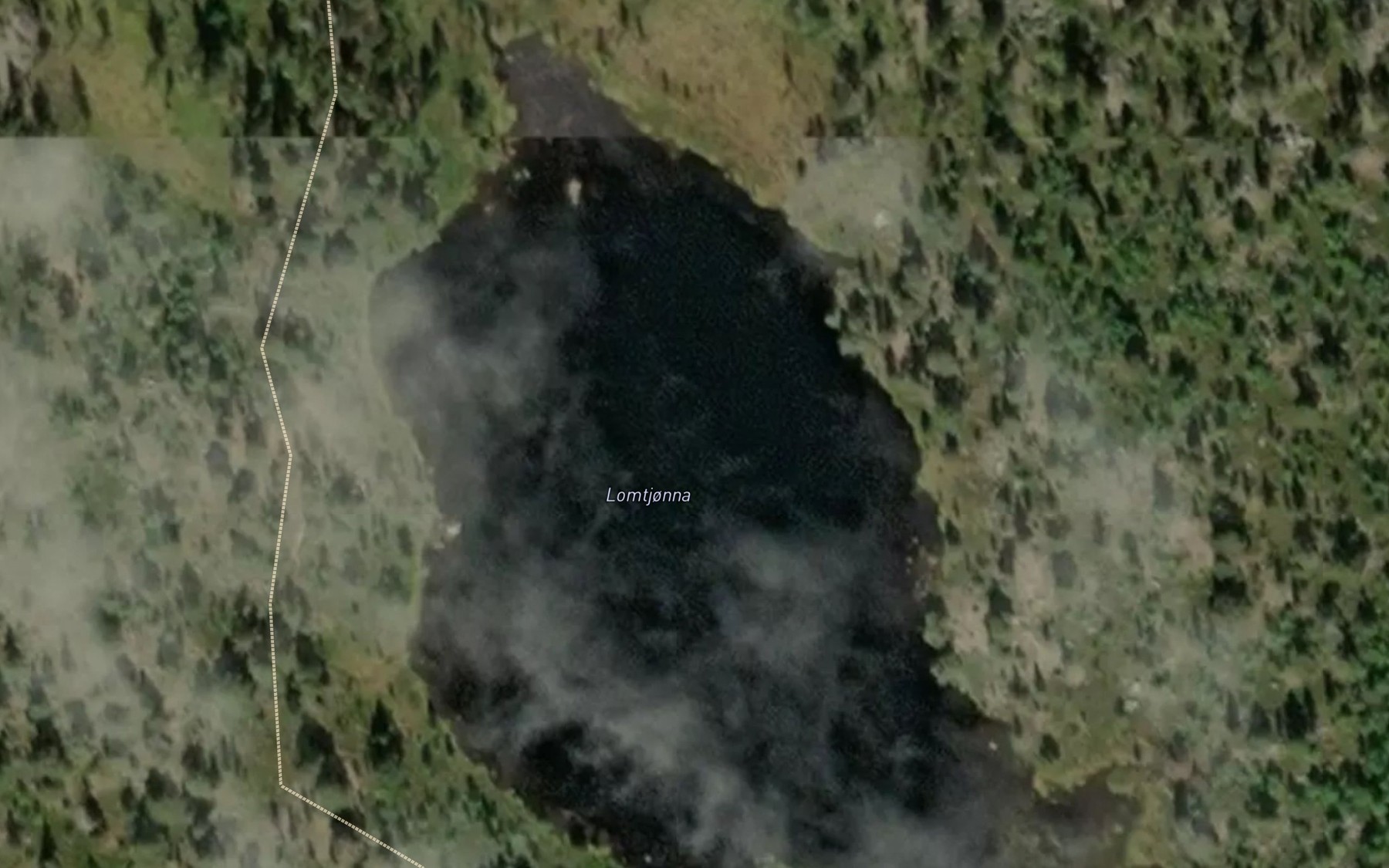 Satellite map of the Lomtjorna