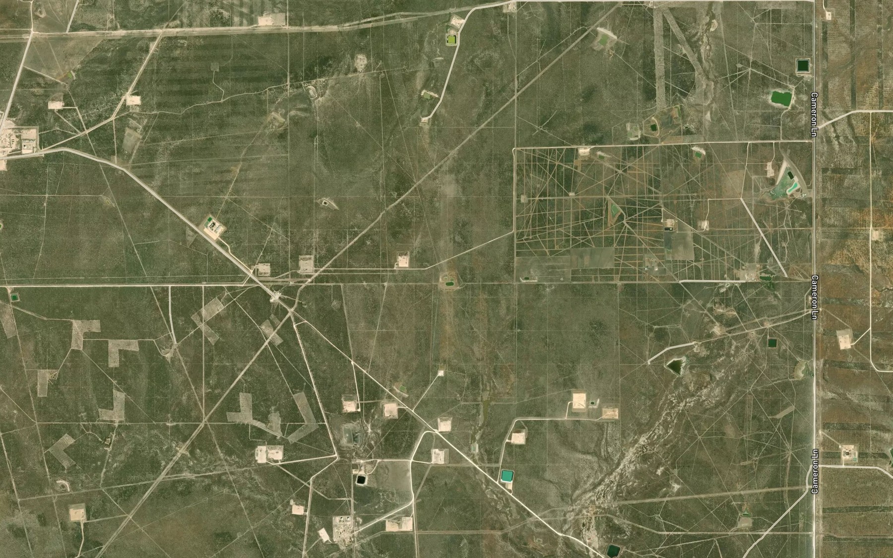 Satellite map of the Tanque Llano