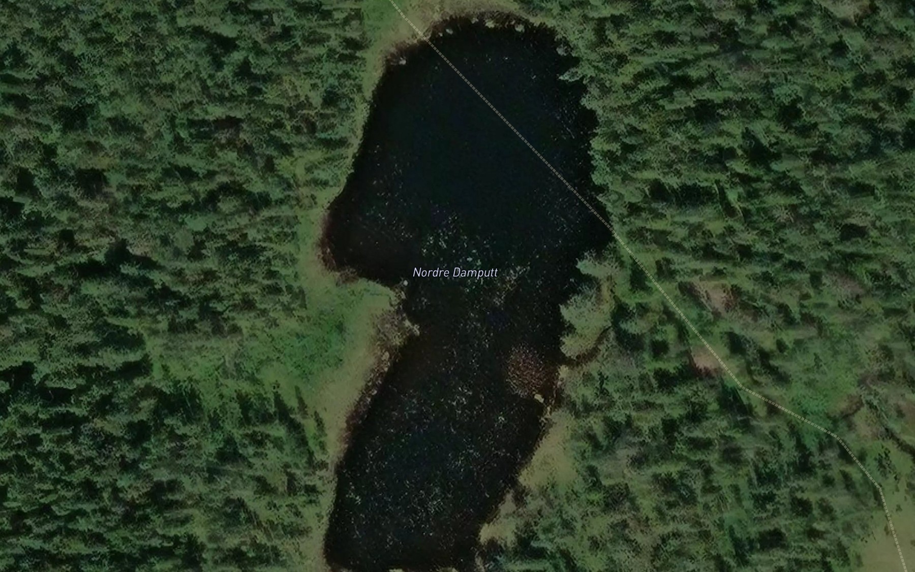 Satellite map of the Damputtane