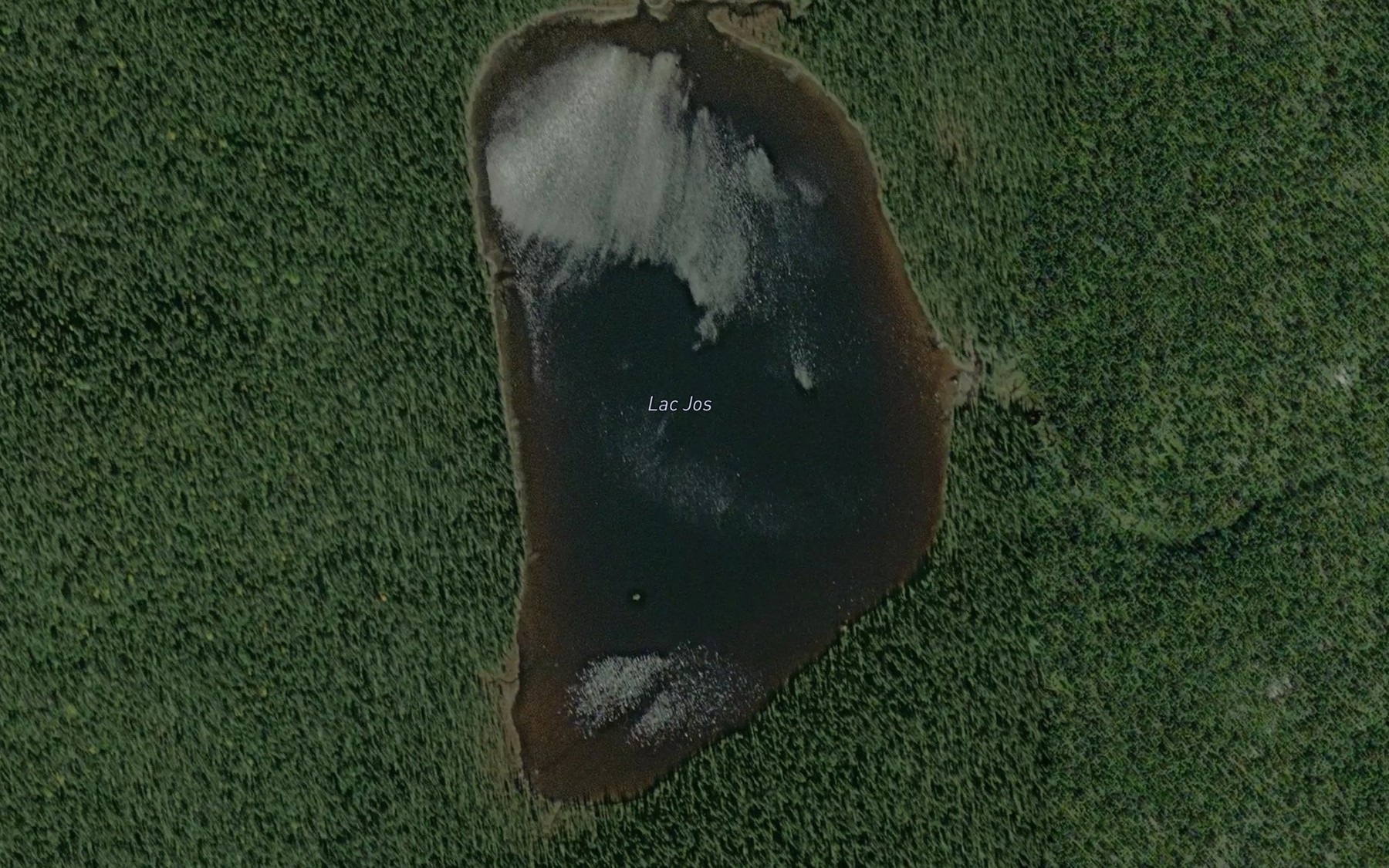 Satellite map of the Lac Jo