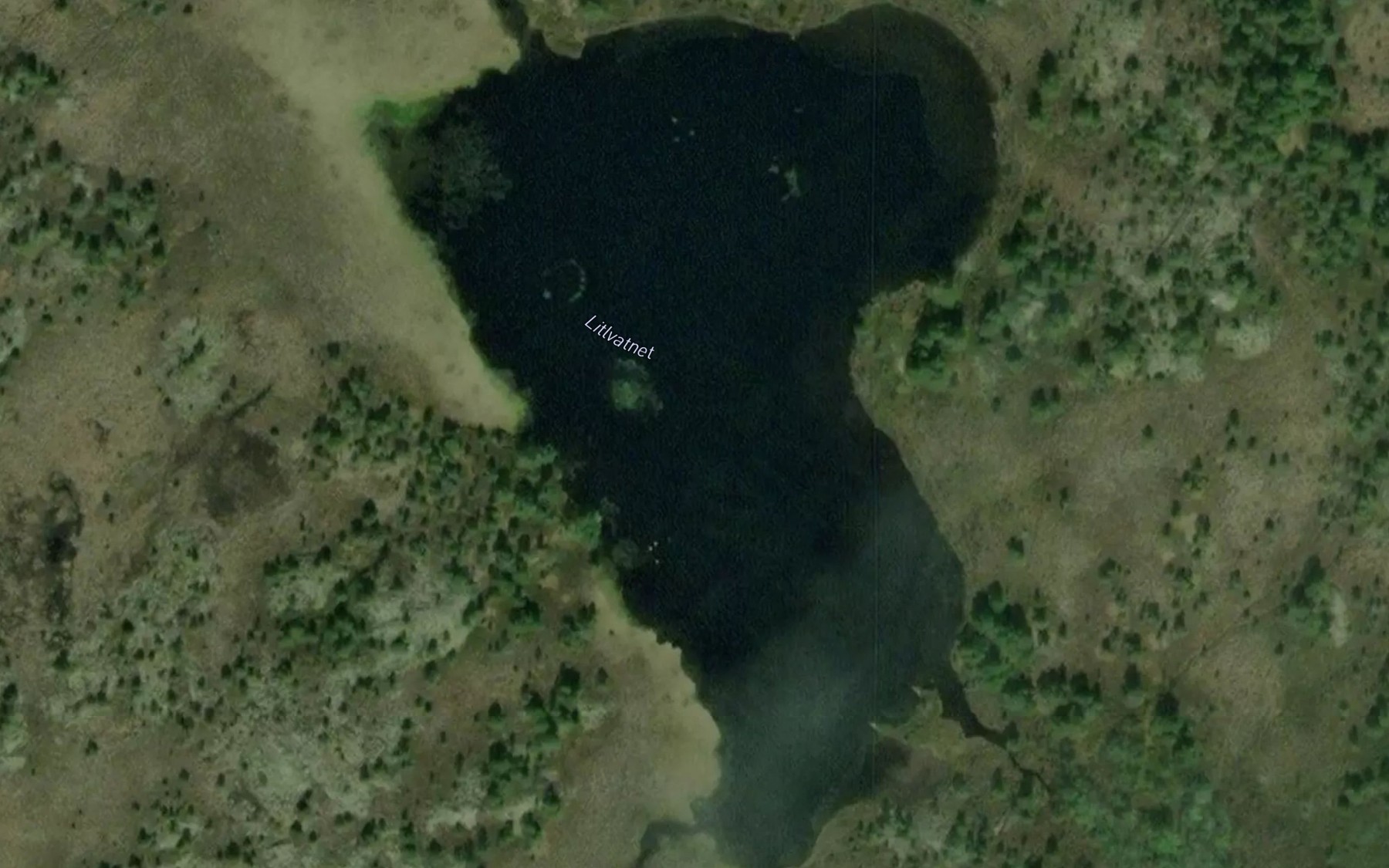 Satellite map of the Litlvatnet
