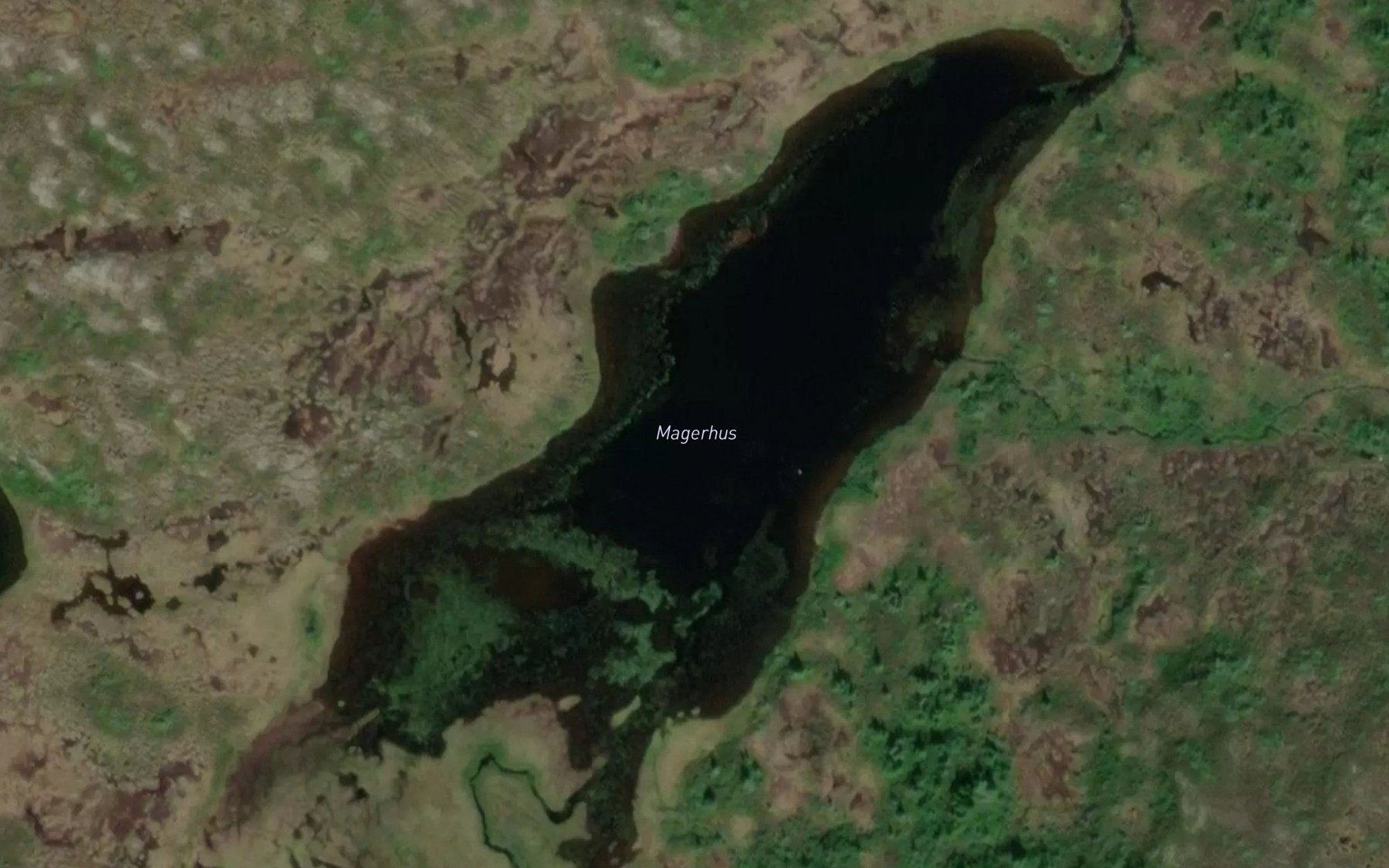 Satellite map of the Magerhus