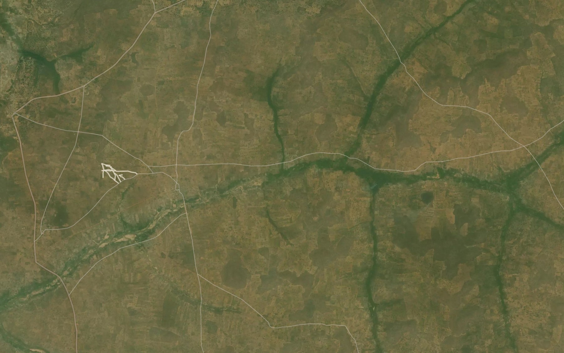 Satellite map of the River Latun