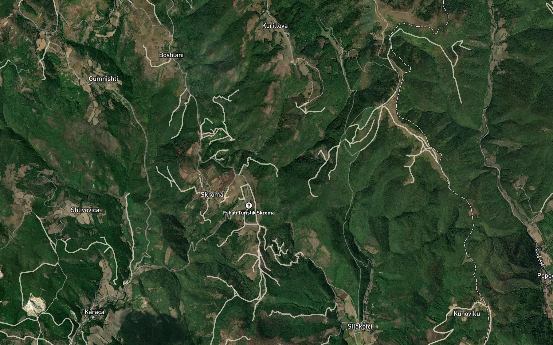 Satellite map of the Gurishta