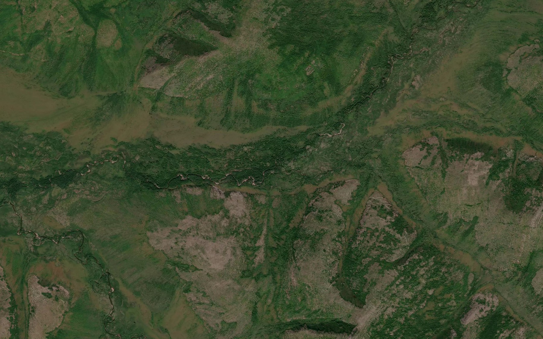 Satellite map of the Tedyugar-Tarynnakh