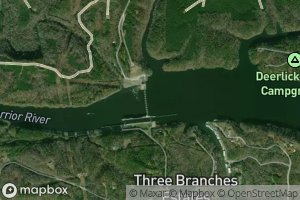 Satellite map of the Holt Lake