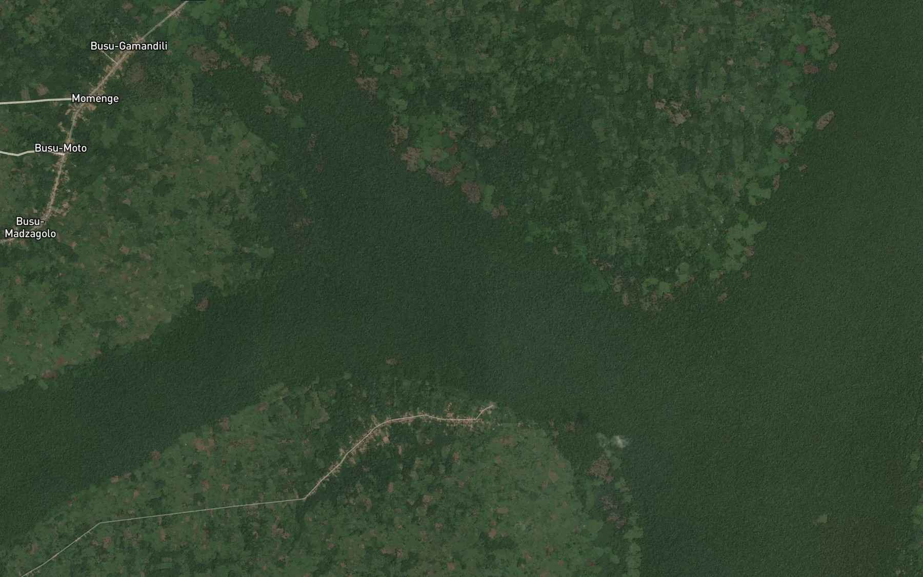 Satellite map of the Ebutende