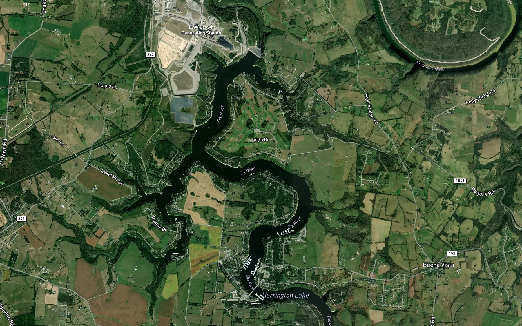 Satellite map of the Spot 4