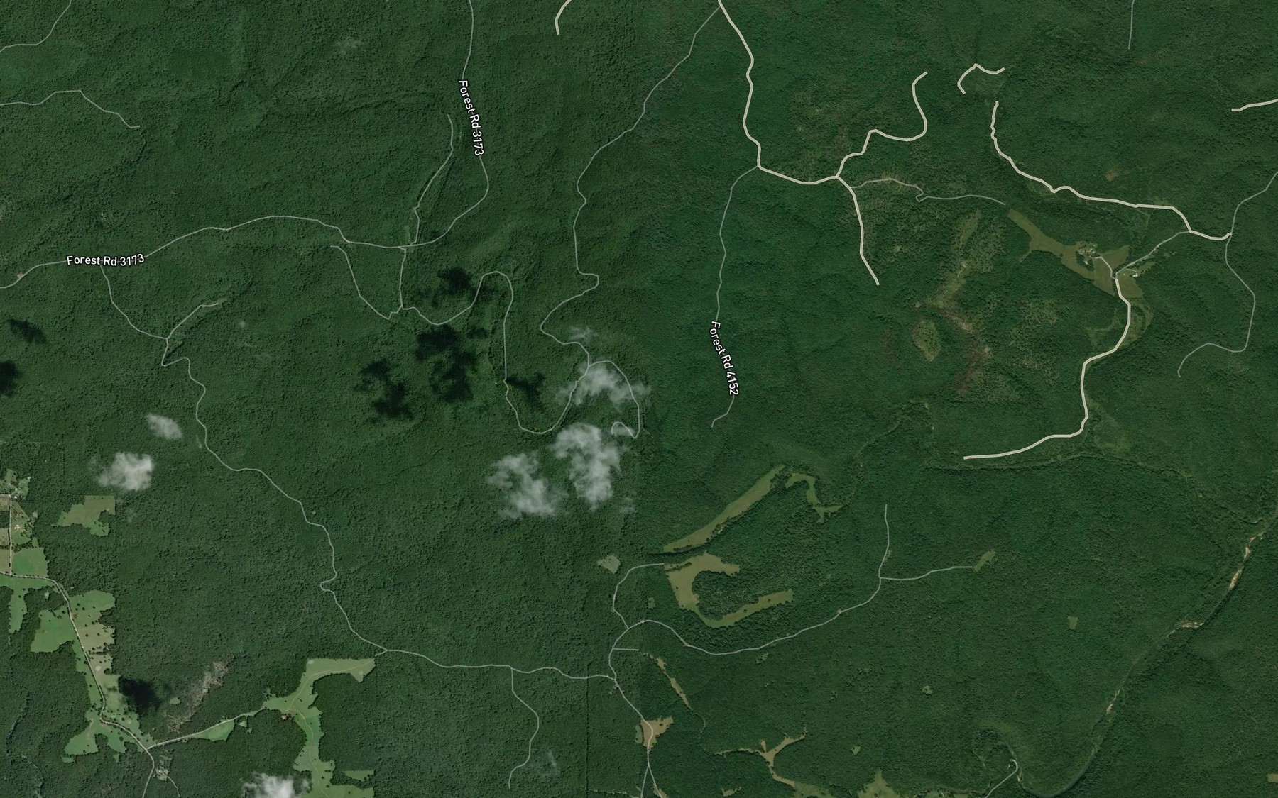 Satellite map of the Cooper Spring