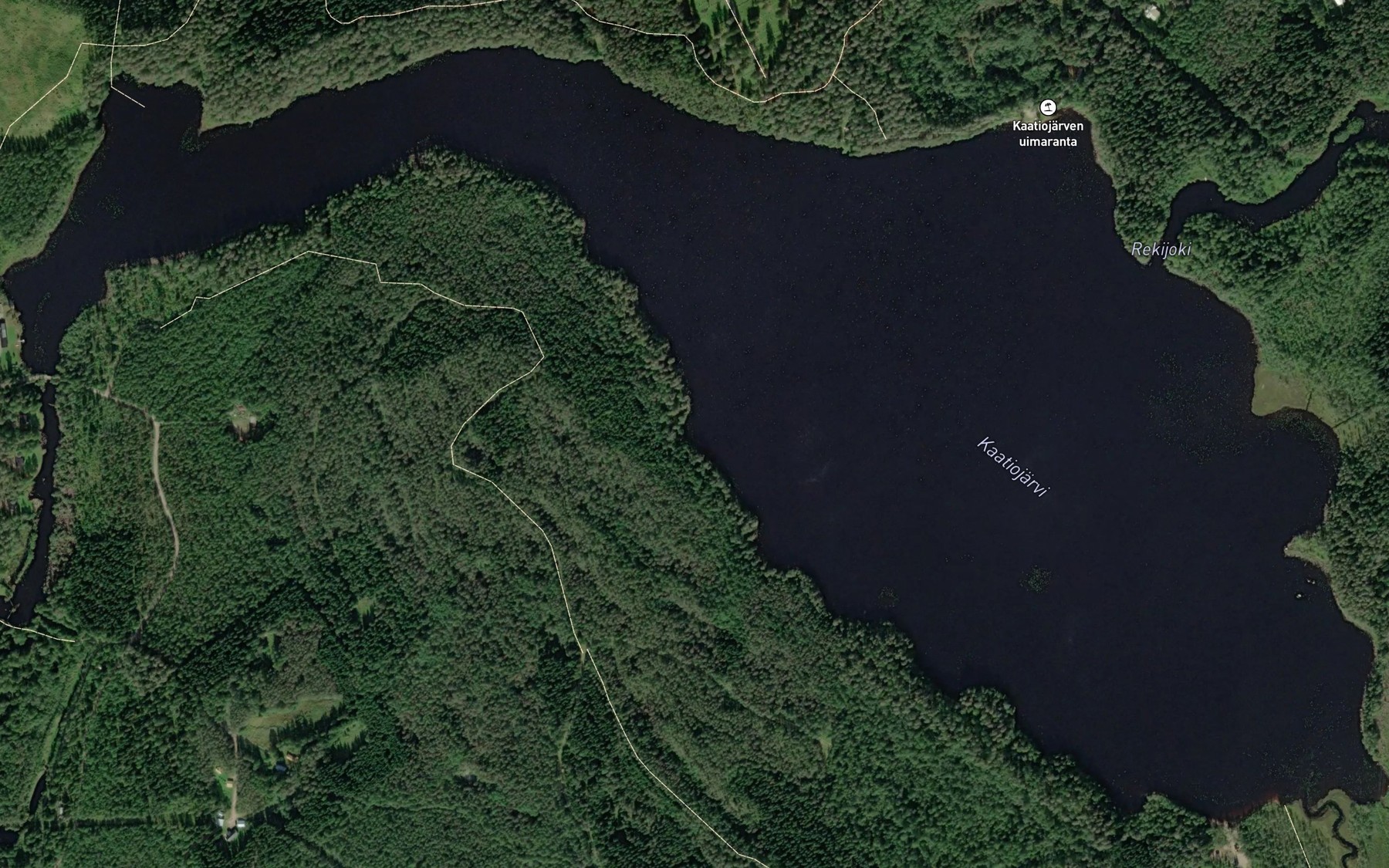 Satellite map of the Kaatiojarvi