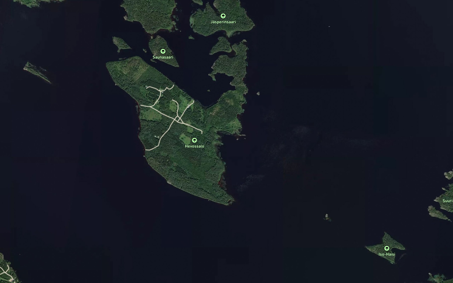 Satellite map of the Mokinlahti