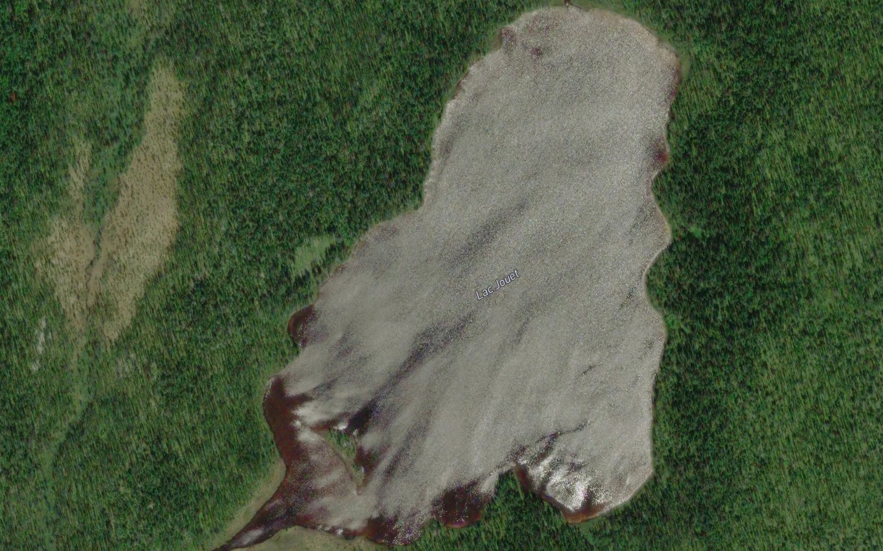 Satellite map of the Lac Jouet