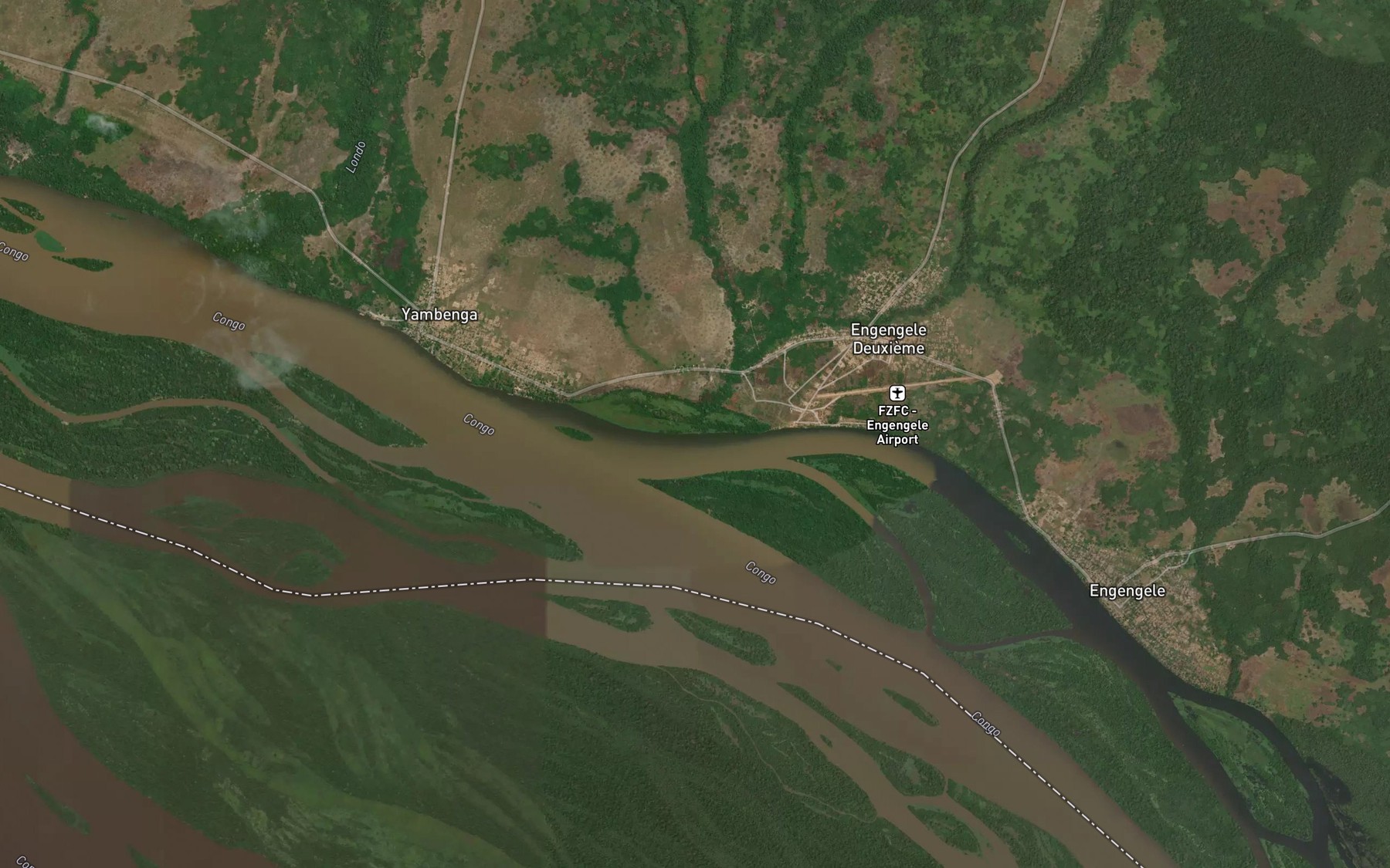 Satellite map of the Buta