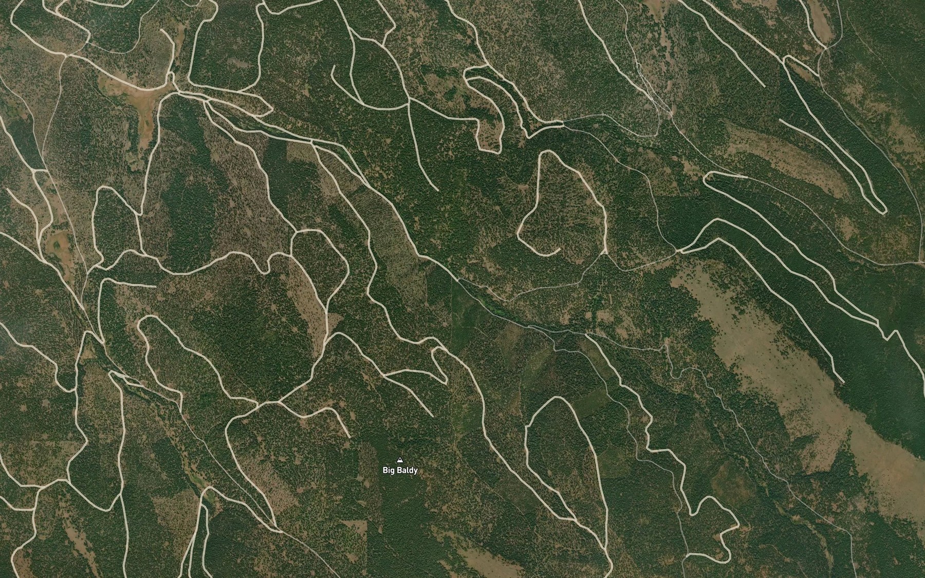 Satellite map of the Fir Spring