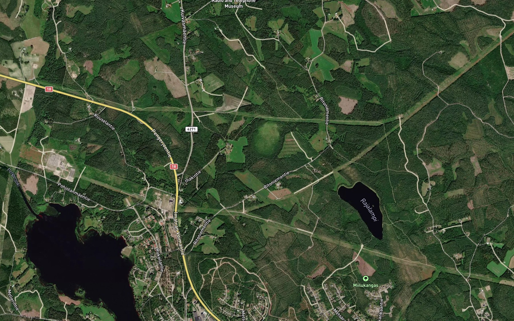 Satellite map of the Lammasjoki
