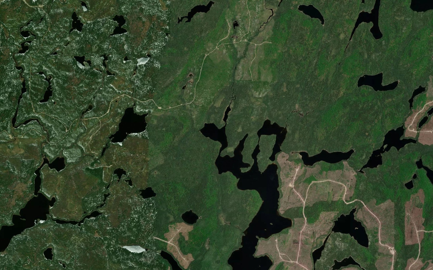 Satellite map of the Baie Christiane