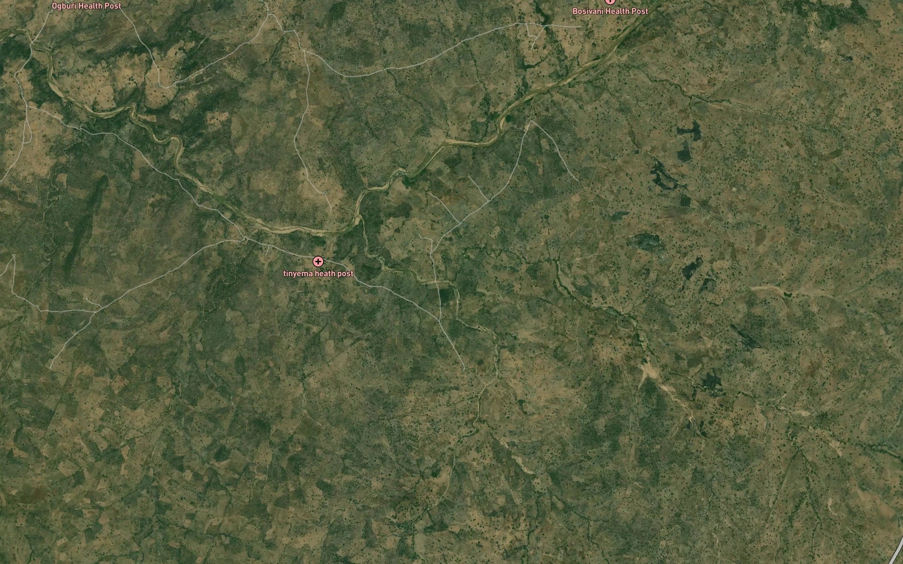 Satellite map of the Mayo Kasa