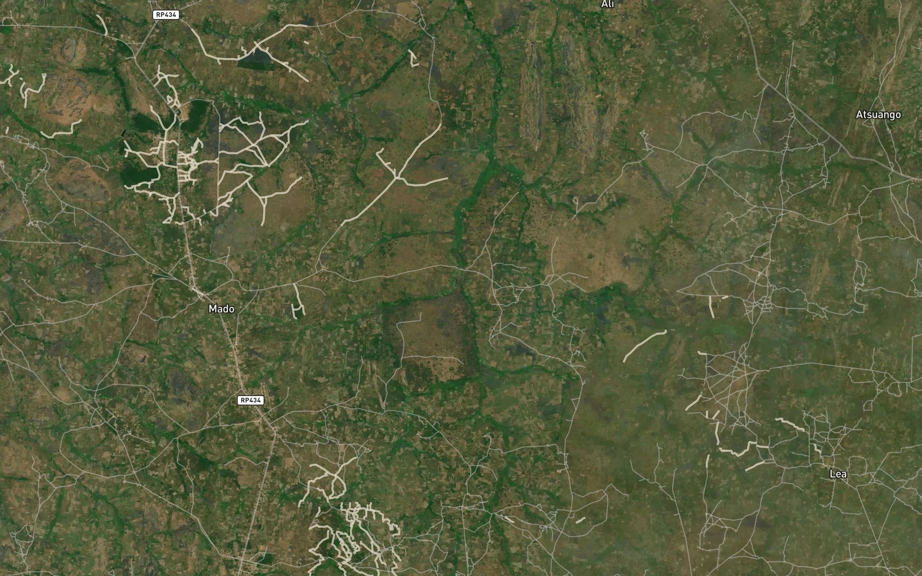 Satellite map of the Yemva