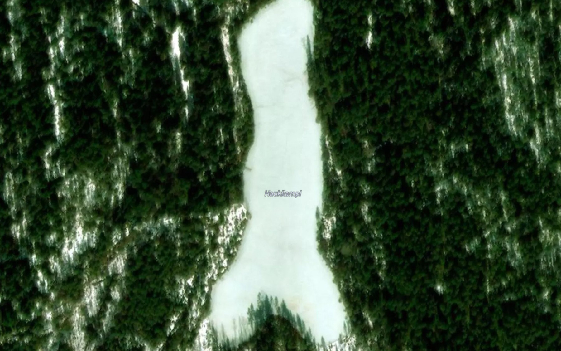 Satellite map of the Haukilampi