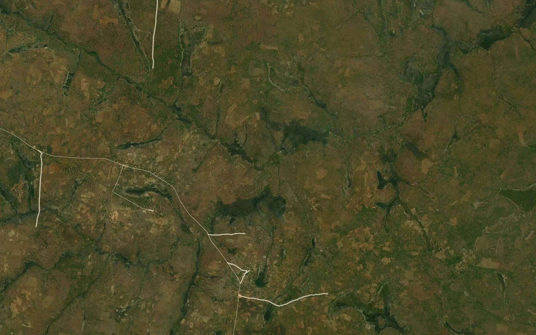 Satellite map of the Luwangu