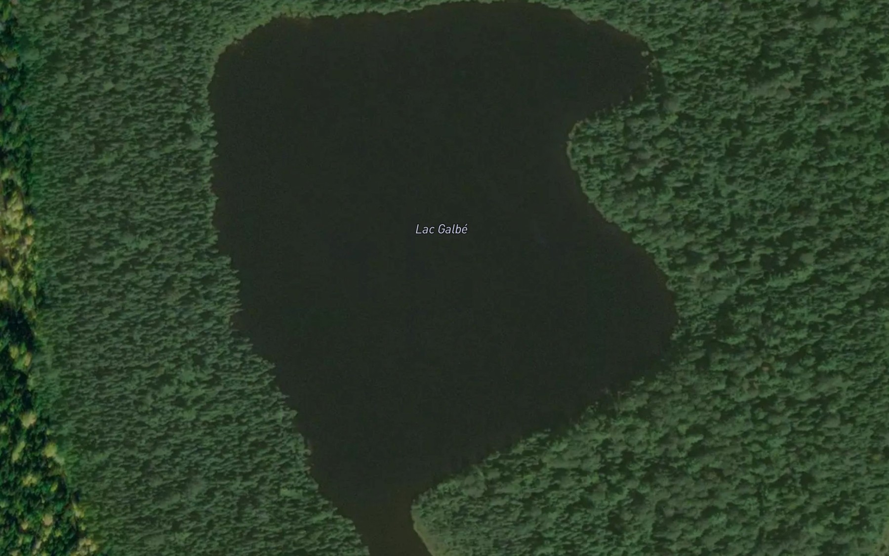 Satellite map of the Lac Galbe